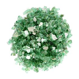 AZ Patio Heaters 20lbs Reflective Fire Glass - Green