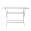 POSITANO FOLDABLE DINING SET, WHITE