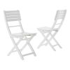 POSITANO FOLDABLE DINING SET, WHITE