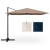9.5 Feet Square Patio Cantilever Umbrella with 360¬∞ Rotation