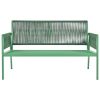 K&K 4-Piece Rope Patio Furniture Set, Outdoor Furniture with Tempered Glass Table, Patio Conversation Set Deep Seating with Thick Cushion for Backyard